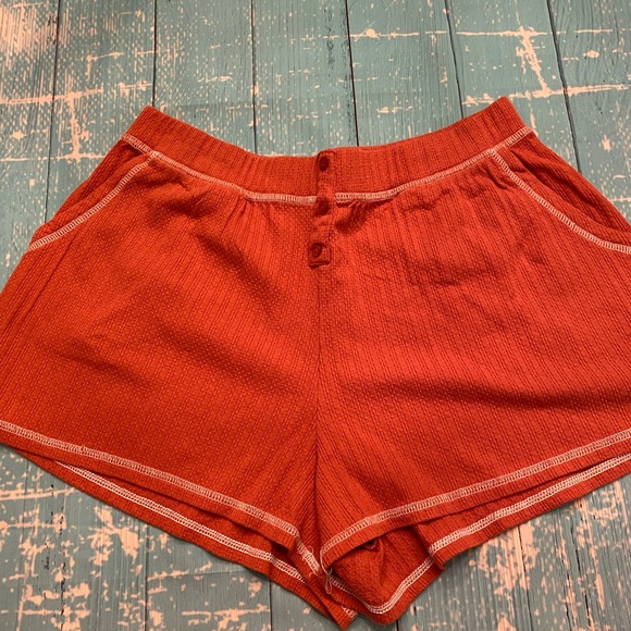 Textured Rust Pajama Set - Picture 8 of 15